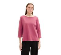 Langarmshirt TOM TAILOR Gr. S (36), pink (pink velvet) Damen Shirts (29717825-S) pink velvet