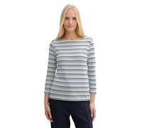 TOM TAILOR Damen Langarm-Shirt Striped - Regular Fit gestreift S M L XL XXL 3XL