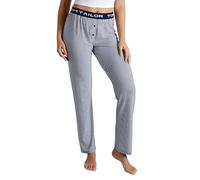 TOM TAILOR Damen Pyjamahose blau / weiß, Größe 46, 5119117 Blau / Weiß L