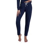 TOM TAILOR - Loungwear Hose aus Sweat dark blue uni 36