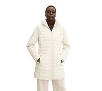 TOM TAILOR Damen Lange Softshell Steppjacke 1031320, 28130 - Soft Buttercream, XXL