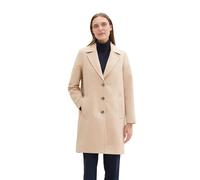 TOM TAILOR Damen Langer Mantel,35746 - Soft Ivory Melange, XL