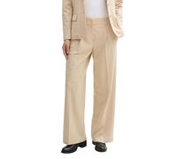 TOM TAILOR - Lea Wide Leg Hose summer beige 40/32