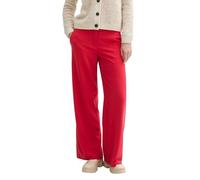 TOM TAILOR Damen Lea Wide Leg Hose mit Bügelfalte, 36494 - Crimson, 34/30