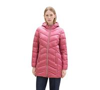 TOM TAILOR Damen Lightweight Steppmantel mit Kapuze, 16348 - Pink Velvet, L