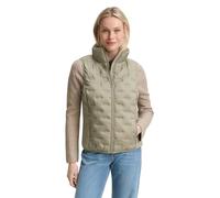 Tom Tailor - Lightweight Steppweste mit Stehkragen smoke olive - Gr. - XXL