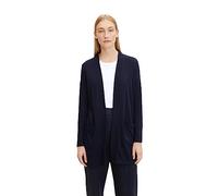 TOM TAILOR Damen Long Fit Cardigan mit Taschen