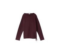TOM TAILOR Damen 1043159 Longsleeve mit Fledermausärmeln, 35898-Black Berry Melange, Small