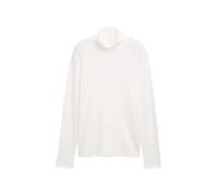 Tom Tailor Damen Longsleeve mit Rollkragen, 10315 - Whisper White, XL