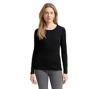 TOM TAILOR Langarmshirt schwarz | XL