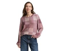 Tom Tailor - Langarmshirt mit Muster berry cosy check - Gr. - XXXL