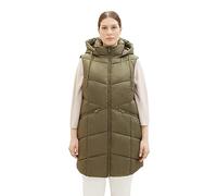 TOM TAILOR Damen Longstyle Steppweste