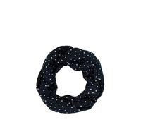 Tom Tailor - Loop-Schal mit Muster navy white small dot design - Gr. - OS