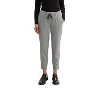 Tom Tailor Damen Loose Fit Jersey-Hose, 36989 - White Black Mini Pepita, 38/28