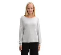 TOM TAILOR Damen Loose Fit Longsleeve, 10922 - Morning Grey, L