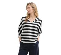 TOM TAILOR T-Shirt aus Bio-Baumwolle, Big floral Shapes Design, L
