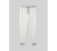 TOM TAILOR Damen Loungewear Sweat-Hose in Melange Optik, grau, Meliert, Gr. 3XL/46