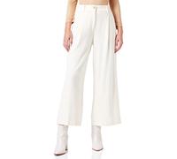 TOM TAILOR Damen Marlenehose 1032656, 28130 - Soft Buttercream, 34W / 28L