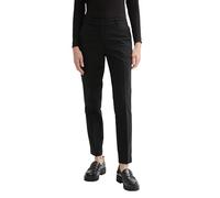 TOM TAILOR Damen Mia Slim Fit Hose mit Bügelfalte, 14482 - Deep Black, 40/30