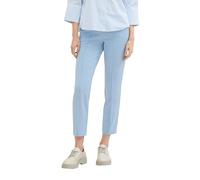 TOM TAILOR Damen Mia Slim Fit Hose mit Ziernaht, 34587 - Light Fjord Blue, 40/28