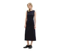 TOM TAILOR Damen Midikleid mit Raffung , sky captain blue, 40