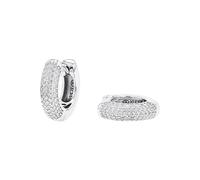 TOM TAILOR - Damen Ohrringe 925 Silber - mit Zirkonia Stein - Creole - TT-E0054