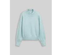 TOM TAILOR Damen Oversize Strickpullover mit Stehkragen