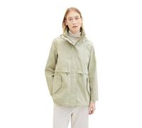 TOM TAILOR Damen Parka Mantel mit Kapuze, 34895 - Desert Green, M