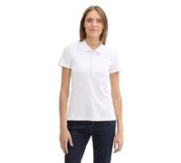 Tom Tailor Damen Piqueé Polo Shirt,20000 - White, S
