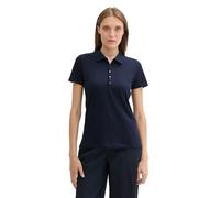 TOM TAILOR Damen 1044731 Piqueé Polo Shirt, 10668-Sky Captain Blue, XX-Large