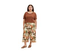 TOM TAILOR Damen Plissee Culotte mit Allover-Print 1033390, 29549 - Colorful Summerly Design, 42W / 30L