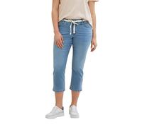 TOM TAILOR Damen Plussize Alexa Straight Cropped Jeans, 10151 - Light Stone Bright Blue Denim, 46