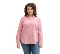 Tom Tailor Damen Plussize Hemdbluse mit Brusttaschen
