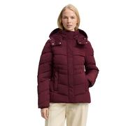 Tom Tailor - Puffer-Jacke mit abnehmbarer Kapuze bordeaux red - Gr. - L