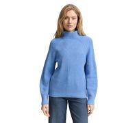 Tom Tailor 1047670 Sweatshirt M Light Blue Knit Structure