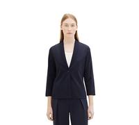 TOM TAILOR Damen Regular Fit Basic Blazer Jacke mit 3/4-Arm, 10668 - Sky Captain Blue, S