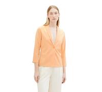 TOM TAILOR Damen Regular Fit Basic Blazer Jacke mit 3/4-Arm, 34891 - Light Coral, XL