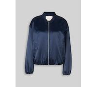 Tom Tailor - Satin Blouson Jacke mit Bomberkragen sky captain blue - Gr. - XXL