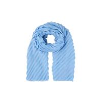 TOM TAILOR Damen 1047927 Schal in Plissee-Optik, 34587-Light Fjord Blue, One Size