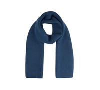 TOM TAILOR Damen Schal aus Rippstrick, 26779 - Nighttime Blue, ONESIZE