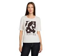 Tom Tailor - Slim Fit T-Shirt mit Print java dark brown - Gr. - XXL