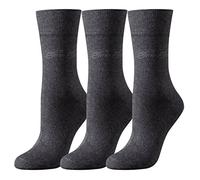 Tom Tailor Damen Socken 3-er Pack, 9703 women basic socks 3 pack, Gr. 39-42, Grau (anthracite melange - 620)
