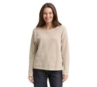 TOM TAILOR Damen Strickpullover aus Bio-Baumwolle, 30438 - Beige Bubble Structure, M