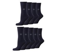 TOM TAILOR Damen Strümpfe Basic 9er Pack Mehrfarbig atmungsaktiver Baumwollmix Socken, Komfortbund, Alltag & Freizeit, Mehrfachpack, Größen 35-38 und 39-42, SockSizes:35-38