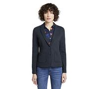 TOM TAILOR Damen Strukturierter Blazer 1017124, 10668 - Sky Captain Blue, XXL
