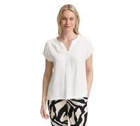 Tom Tailor - Blusenshirt im Material-Mix whisper white - Gr. - XXXL