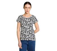 T-Shirt TOM TAILOR, Damen, Gr. 3XL, blau ginkgo minimal, Jersey, Obermaterial: 100% Baumwolle, bedruckt, regular fit normal, Rundhals, Shirts T-Shirt (72102968-XXXL) blau ginkgo minimal