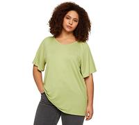 TOM TAILOR Damen T-Shirt mit Raglanärmel 1030162, 28720 - New Pea Green, 44