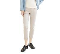 TOM TAILOR - Tapered Relaxed Hose mit Bio-Baumwolle sandy beige stripe 44/28