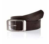 TOM TAILOR - Klassischer Ledergürtel brown uni 85